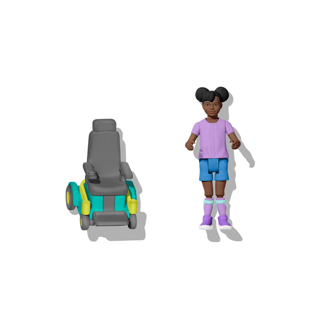 Alia Figurine & Wheelchair