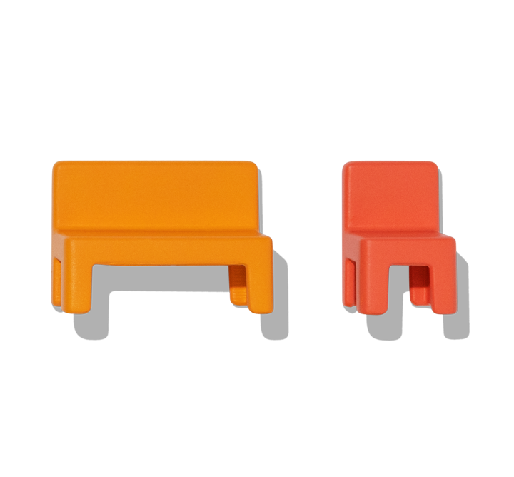 Modular Village Bench & Chair