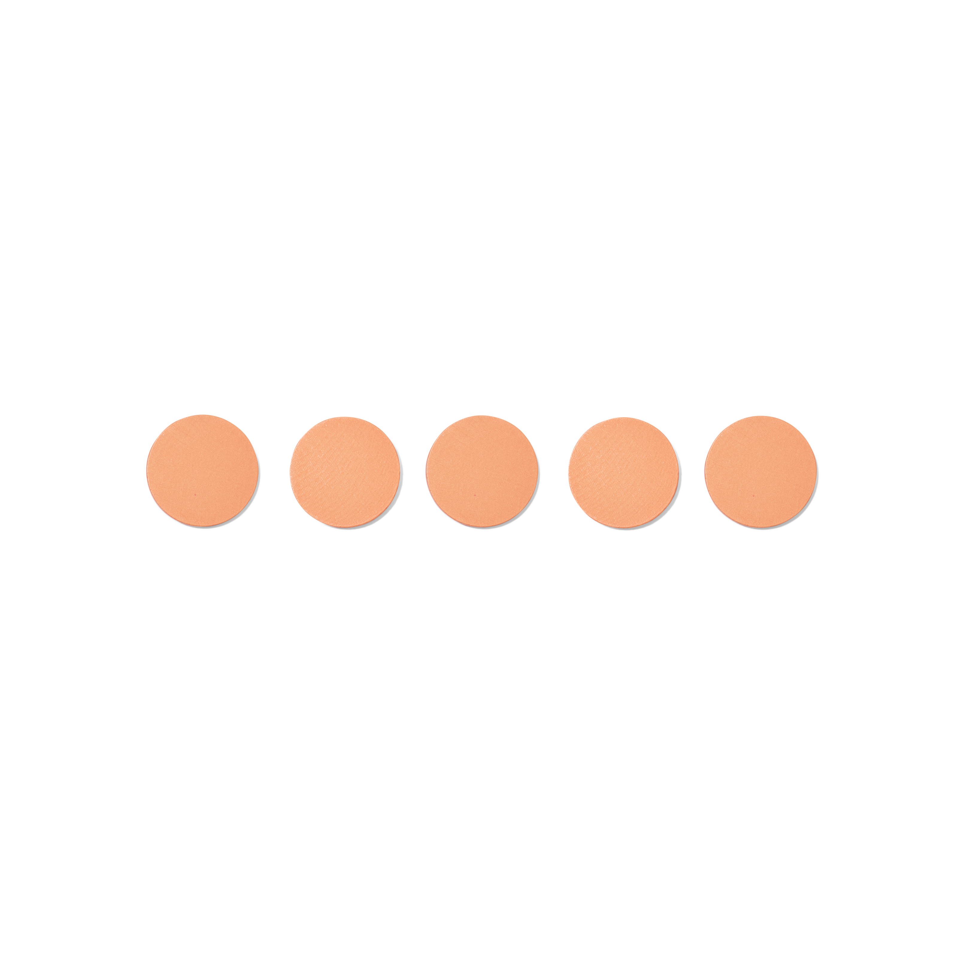 Orange Dots (set of 5)