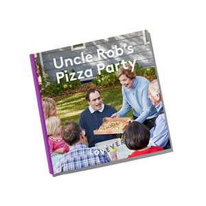 ‘Uncle Rob's Pizza Party' Book