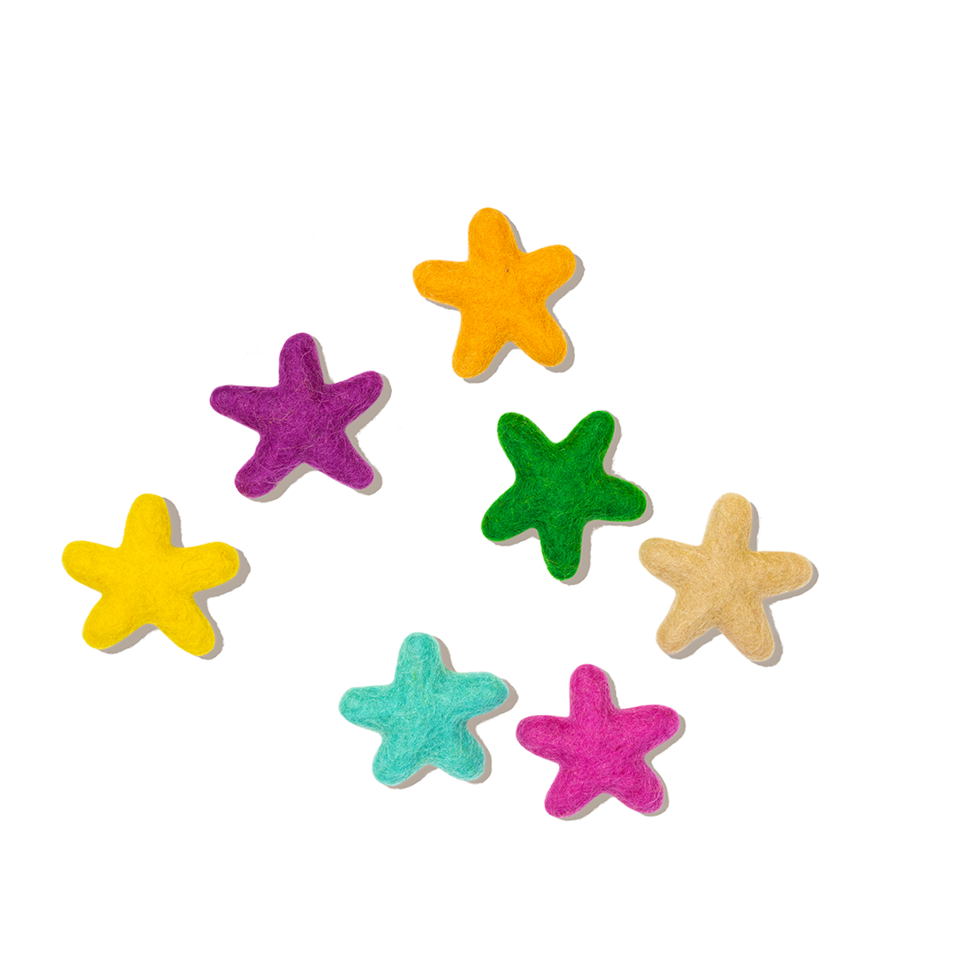 Felt Stars (set of 7)